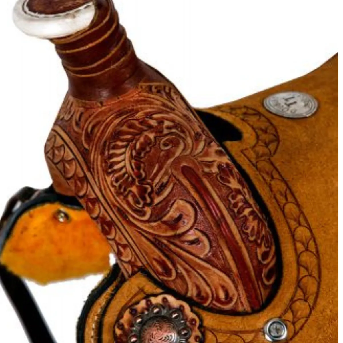 10" DOUBLE T HARD SEAT ROPER STYLE SADDLE