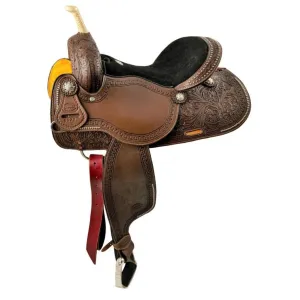 14",15",16" Showman ® Argentina Cow Leather Round Skirt Saddle