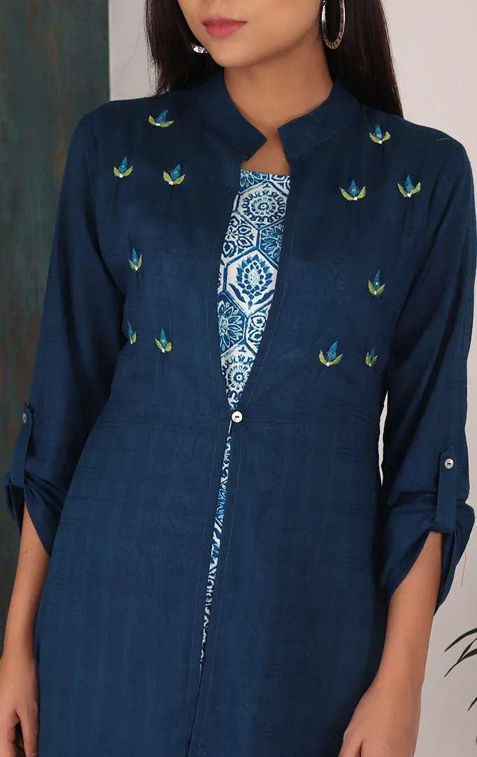 Abstract High low dress