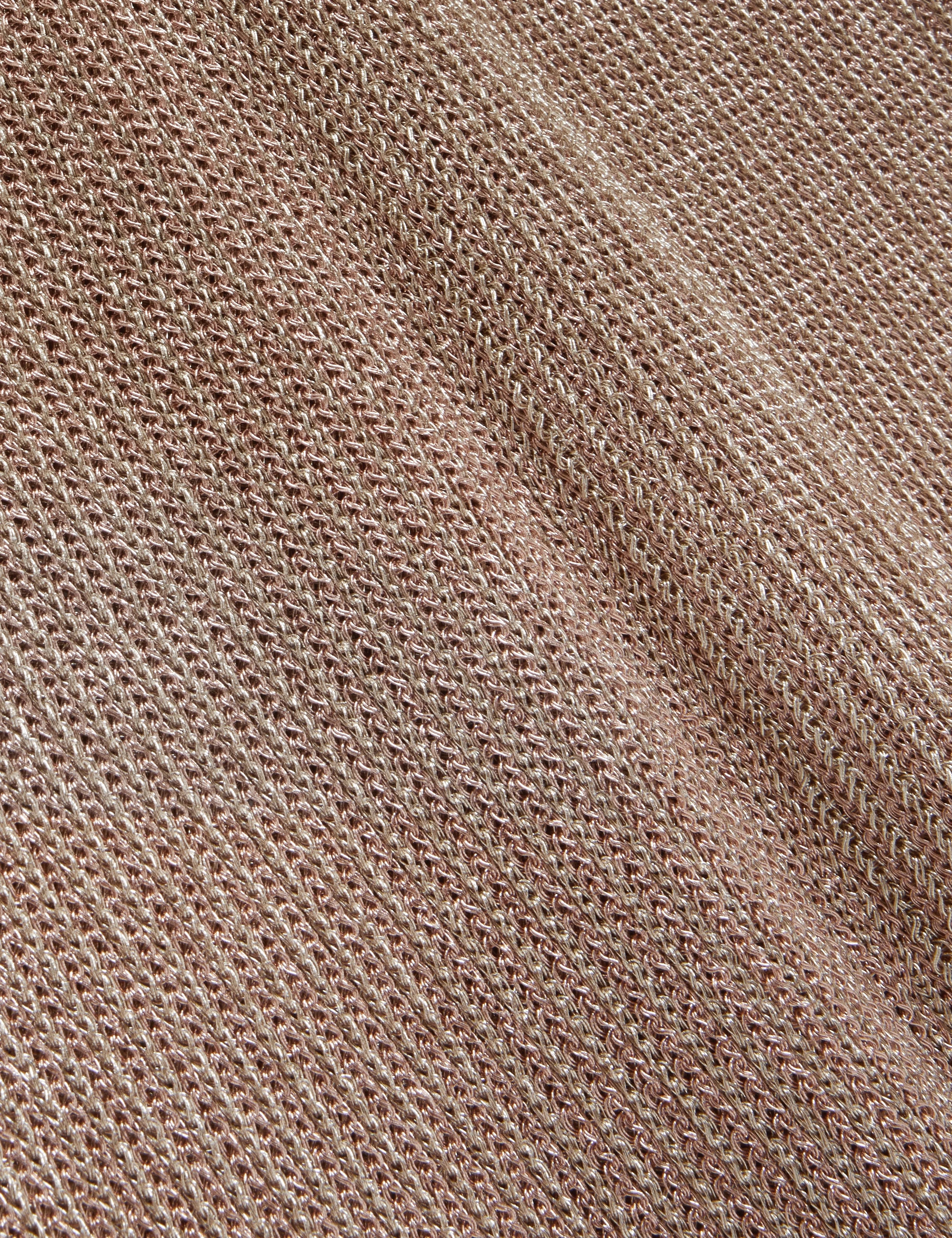 Alarnaa Chainmail Knitted Column Dress Gold