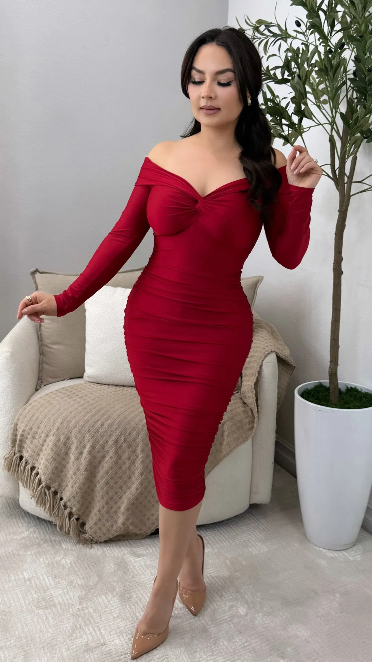 ALONDRA RUBY DRESS