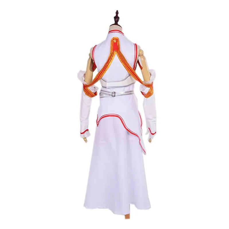 Anime SAO Sword Art Online Yuuki Asuna Cosplay Costume