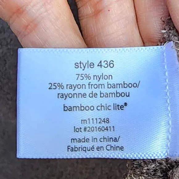 Barefoot Dreams 436 Bamboo Chic Lite Calypso Knit Ombre Cardigan Wrap S/M
