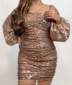 Bella Noche Dress - Champagne