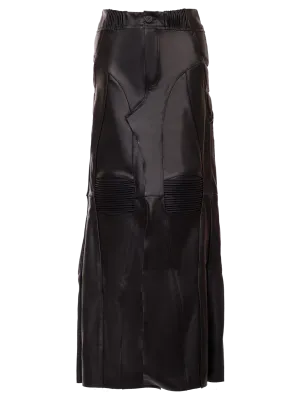 Biker Leather Skirt