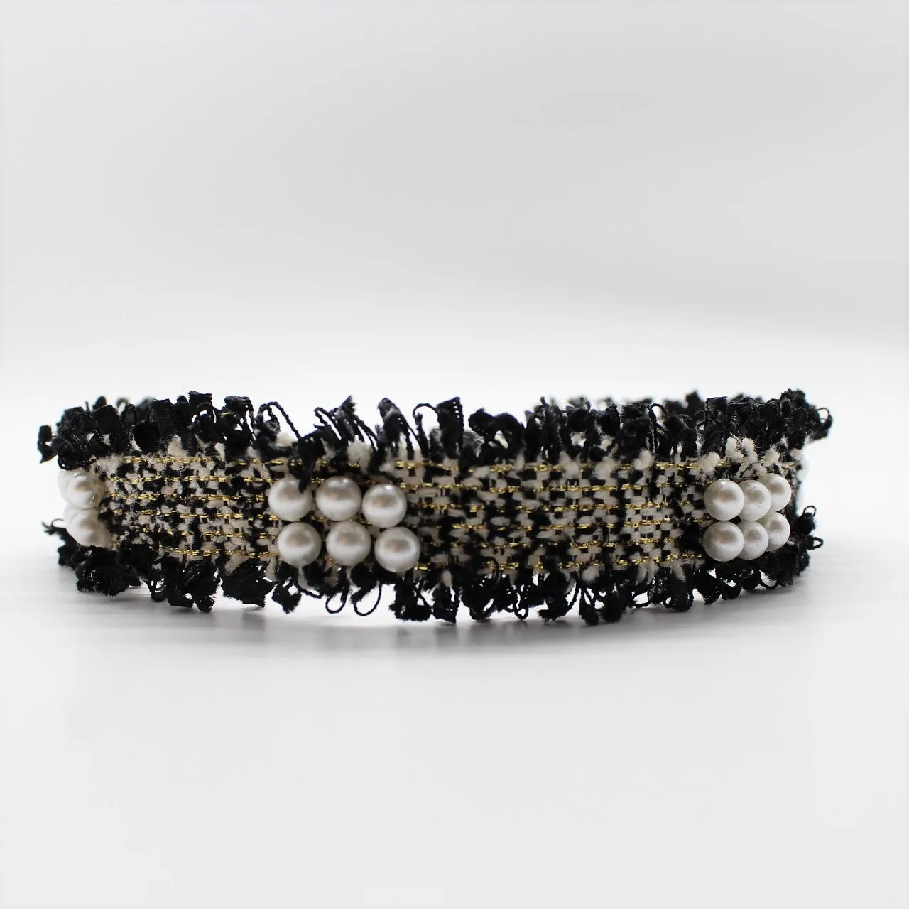 Black pearl Boucle Headband