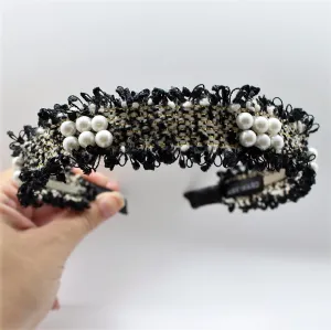 Black pearl Boucle Headband