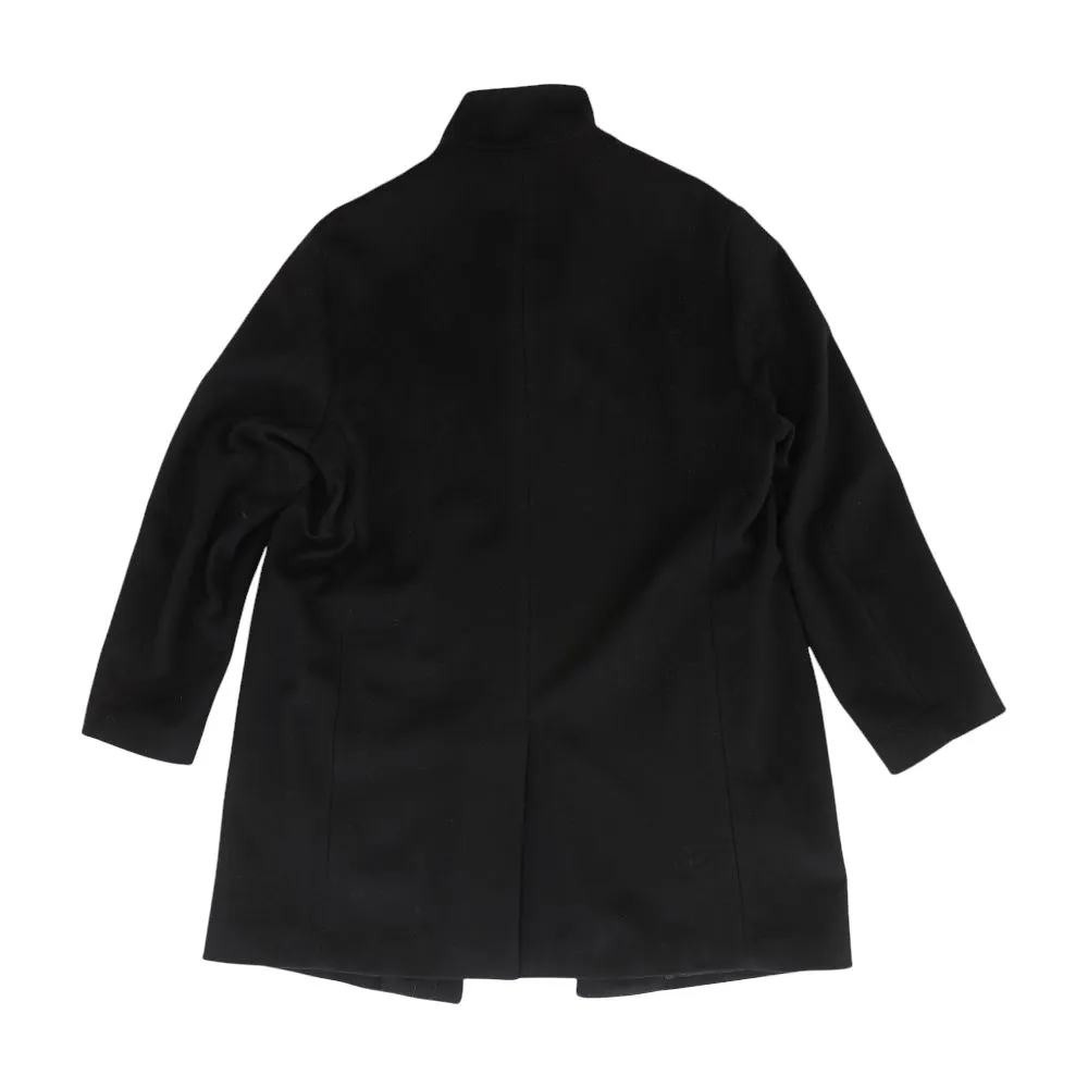 Black Solid Peacoat