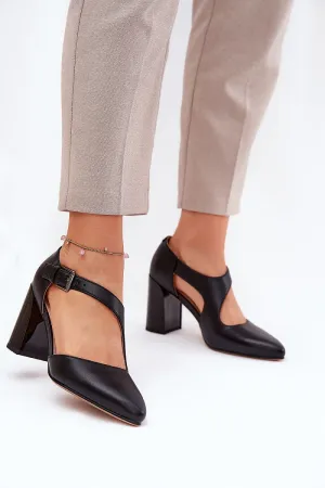 Block heel pumps Step in style