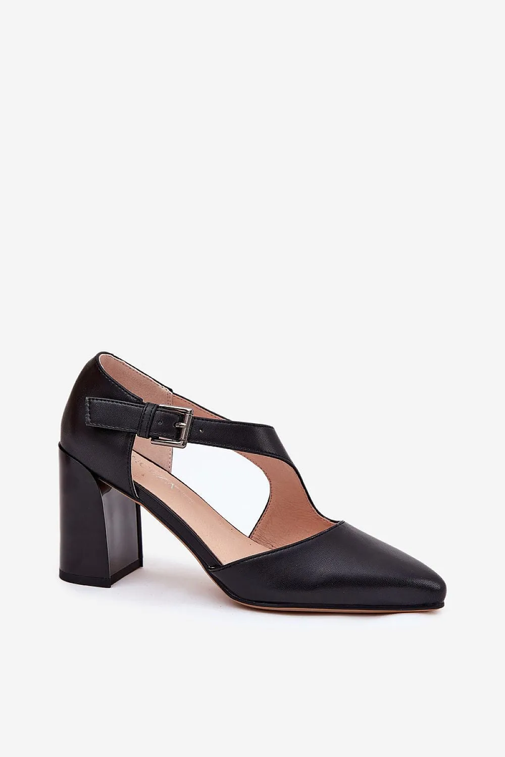 Block heel pumps Step in style