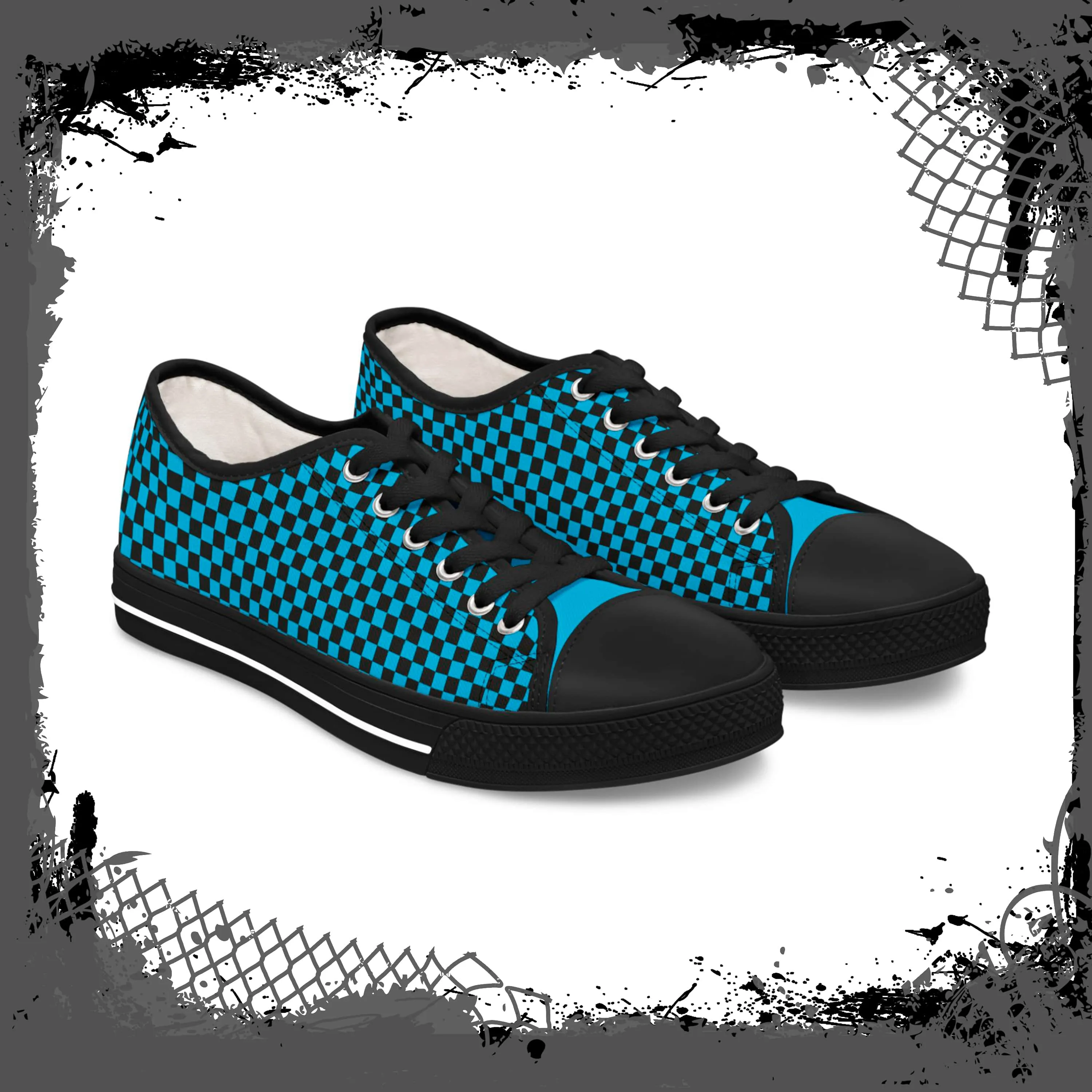 BLU Men's Checkered Low Tops