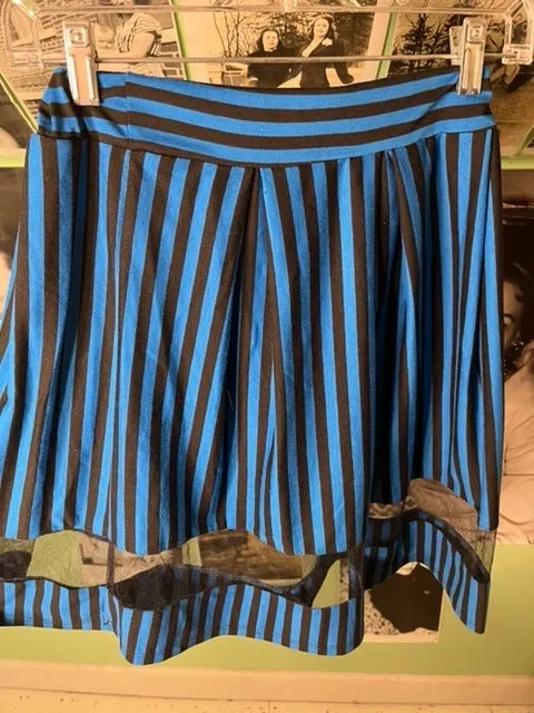 Blu&Black Skirt, size M  #368