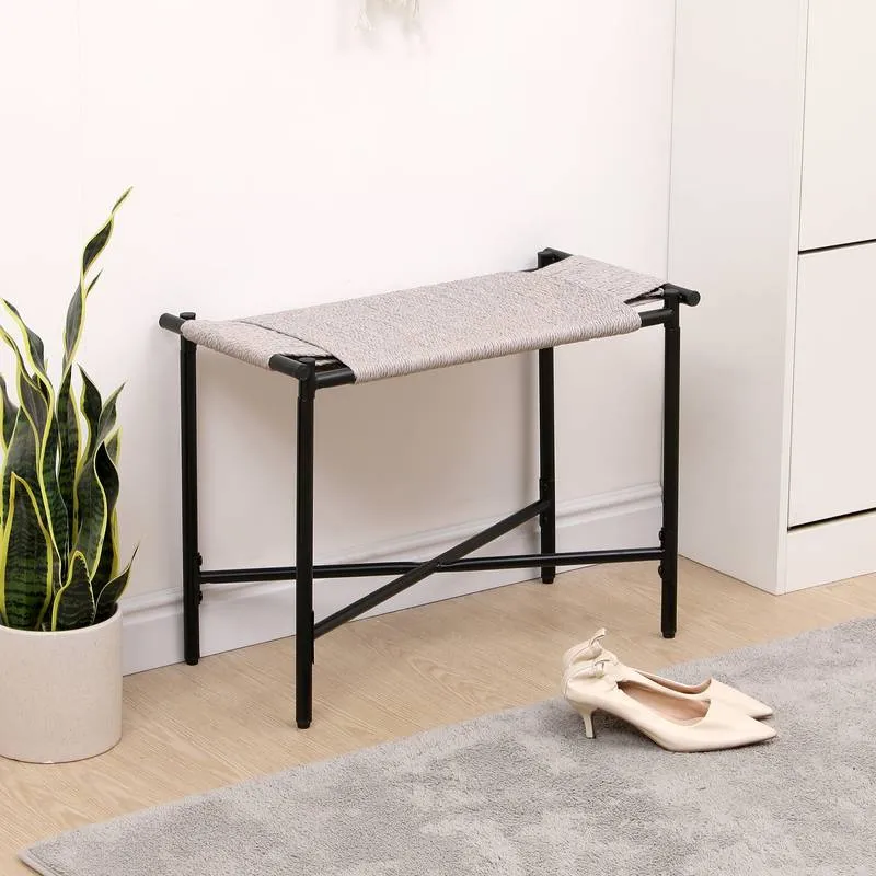 Boho Chic Entryway Ottoman & Footrest