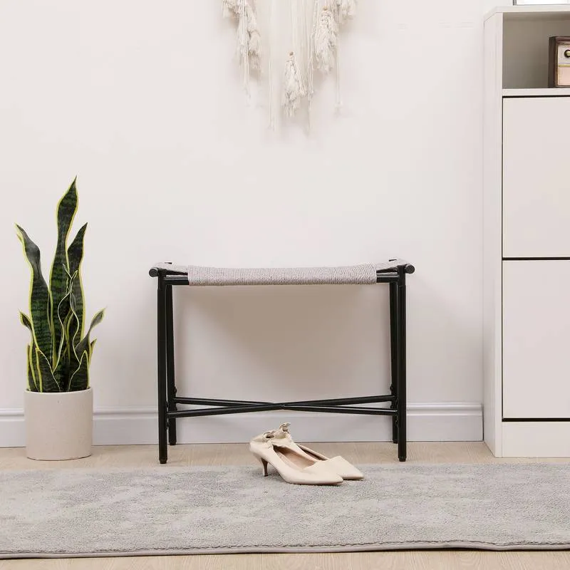 Boho Chic Entryway Ottoman & Footrest