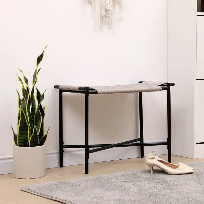 Boho Chic Entryway Ottoman & Footrest