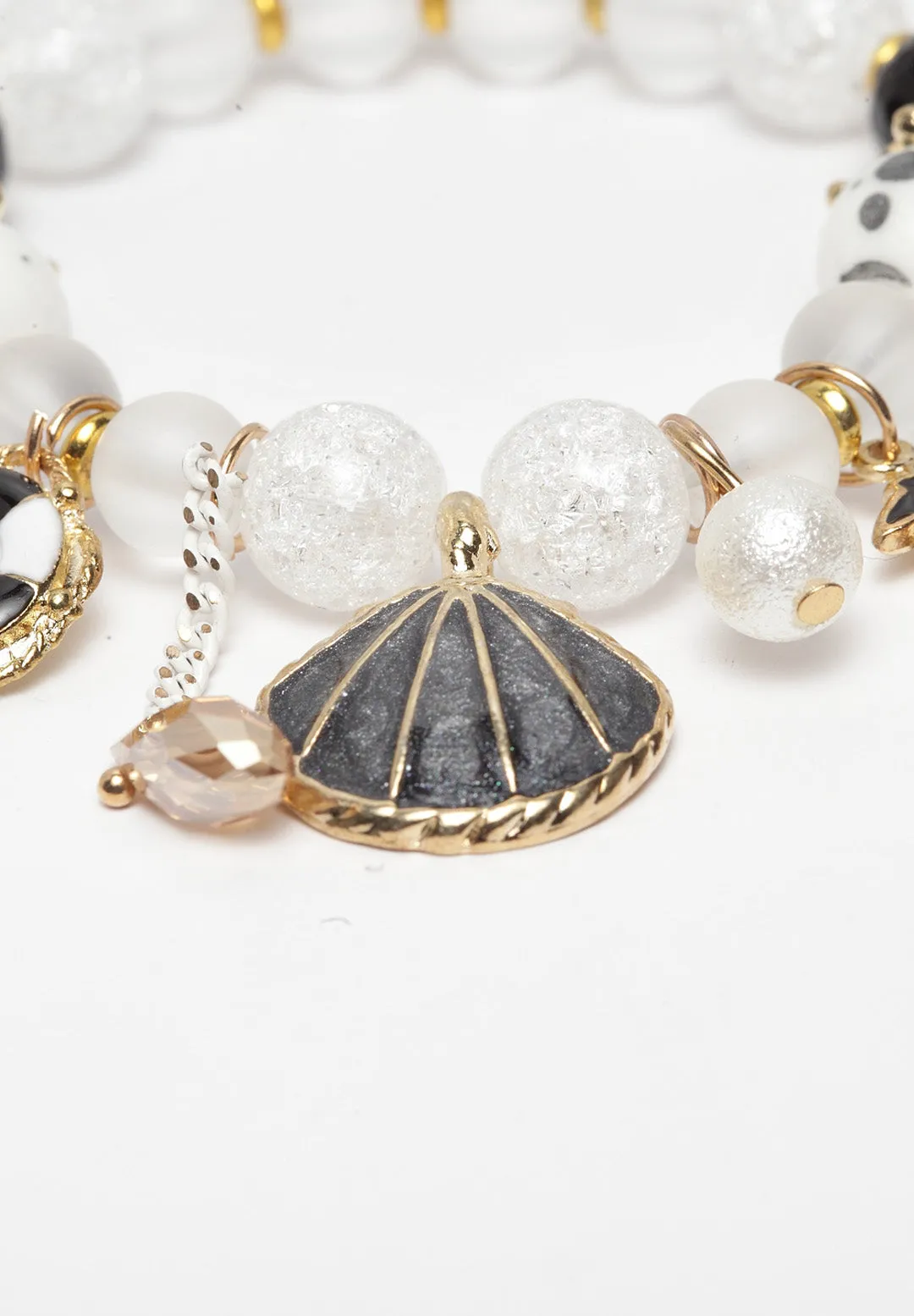 Boho Shell Seed Bead Bracelet