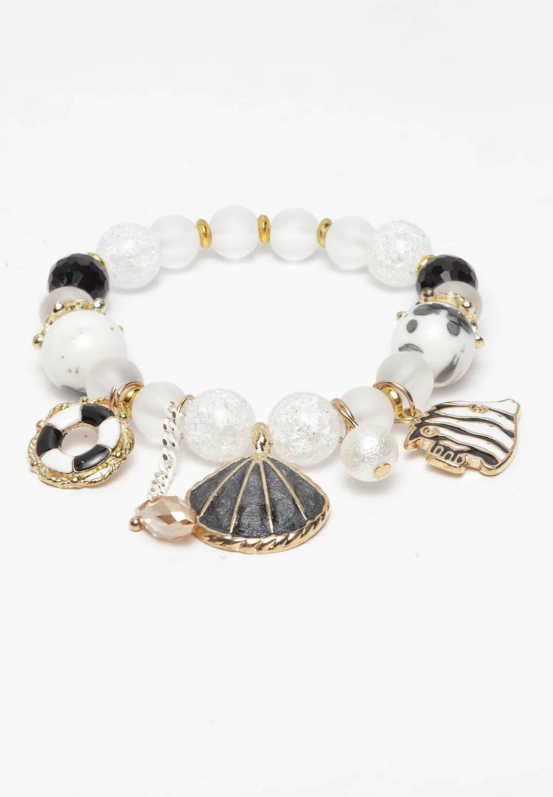Boho Shell Seed Bead Bracelet