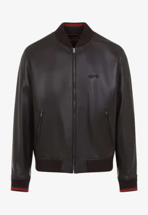 Bomber leather Jacket