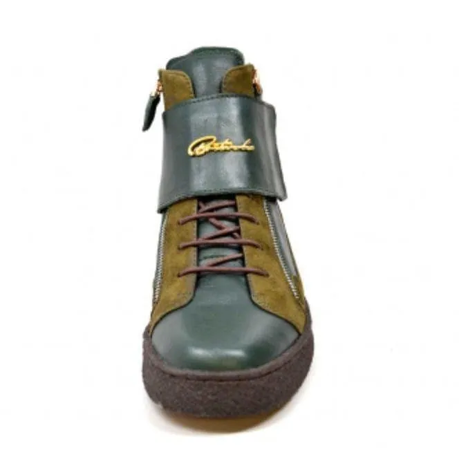 British Walkers Empire Men's Crepe Sole Leather and Suede High Tops