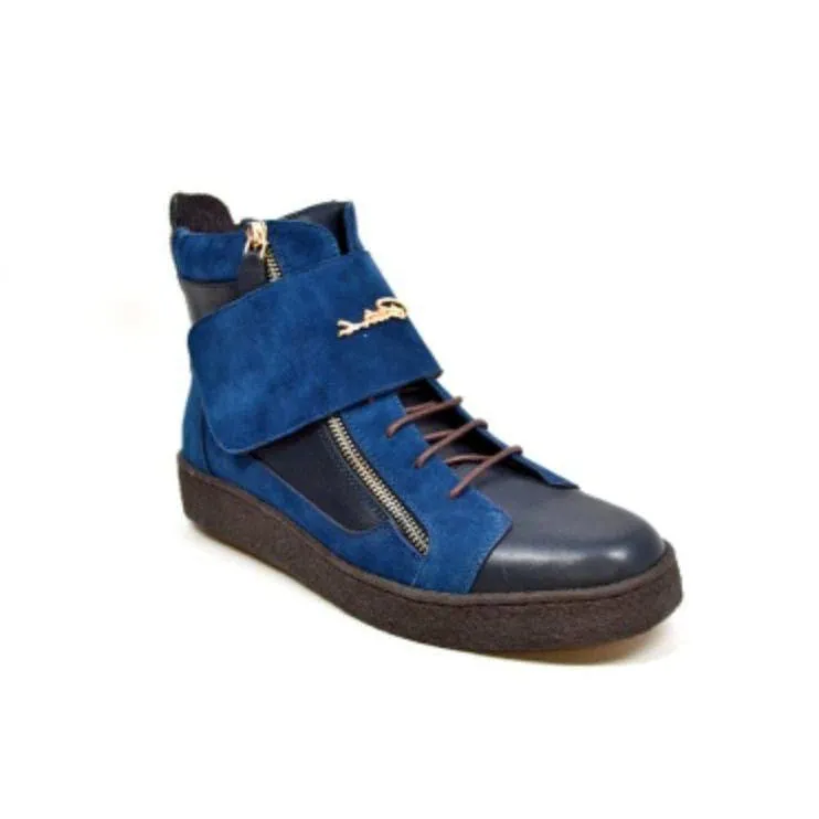 British Walkers Empire Men's Crepe Sole Leather and Suede High Tops