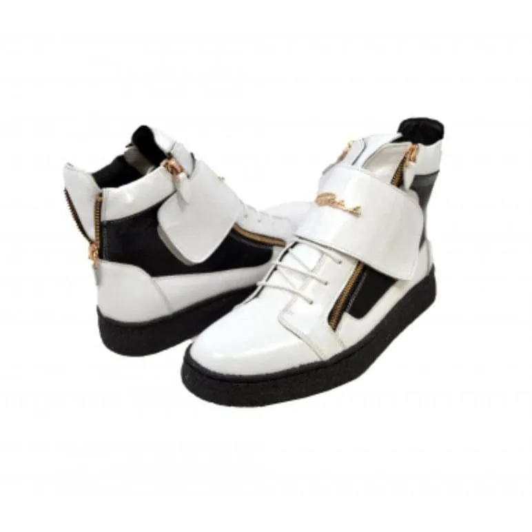 British Walkers Empire Men's Crepe Sole Leather and Suede High Tops