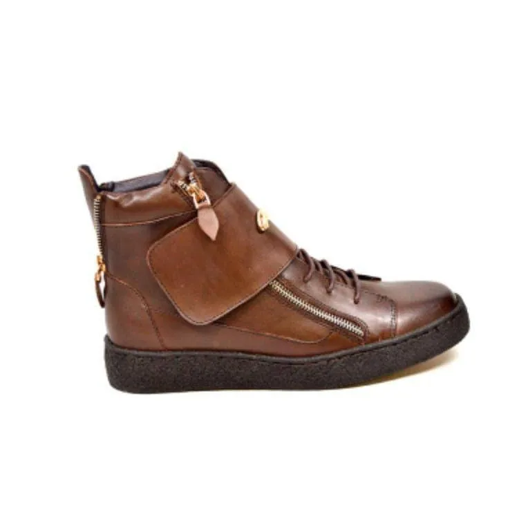 British Walkers Empire Men's Crepe Sole Leather and Suede High Tops