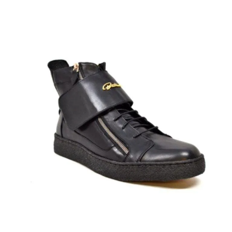 British Walkers Empire Men's Crepe Sole Leather and Suede High Tops