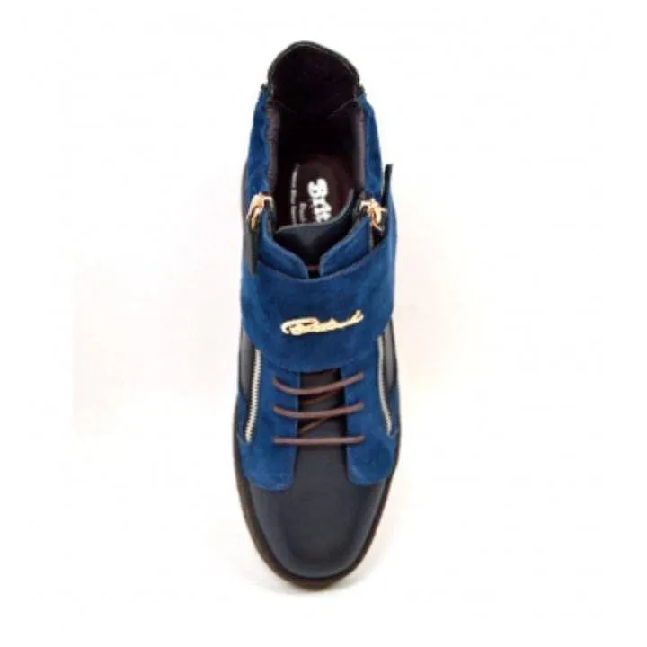 British Walkers Empire Men's Crepe Sole Leather and Suede High Tops