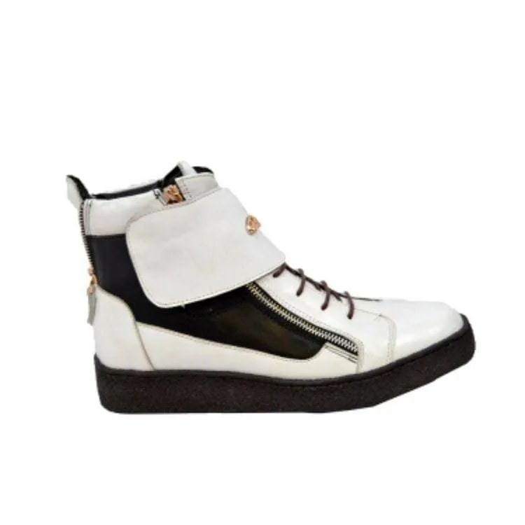 British Walkers Empire Men's Crepe Sole Leather and Suede High Tops