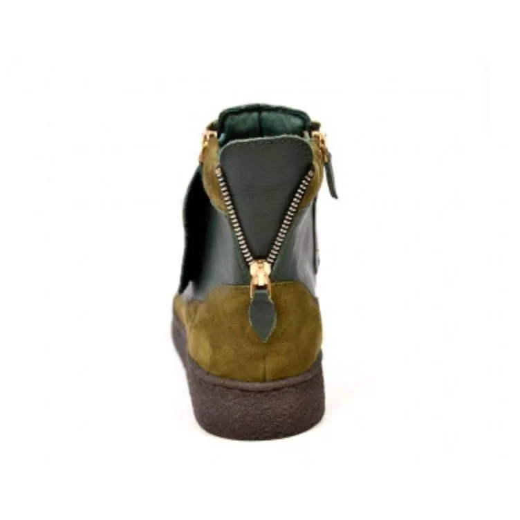 British Walkers Empire Men's Crepe Sole Leather and Suede High Tops