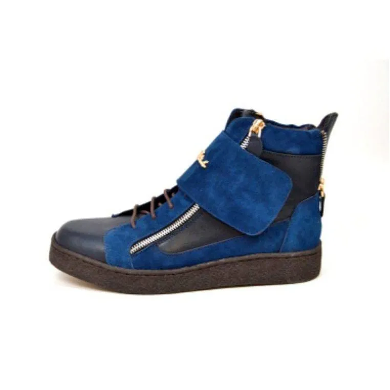 British Walkers Empire Men's Crepe Sole Leather and Suede High Tops