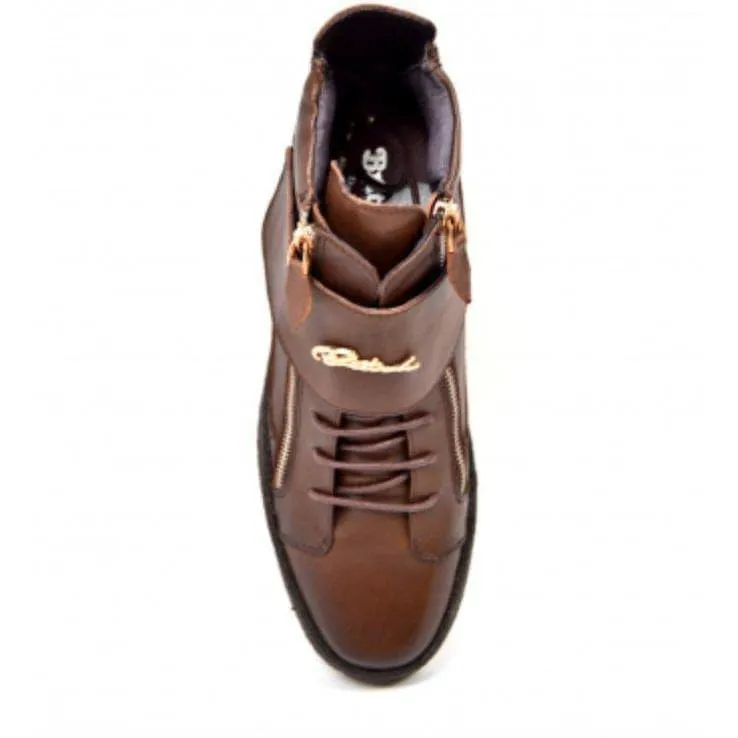 British Walkers Empire Men's Crepe Sole Leather and Suede High Tops