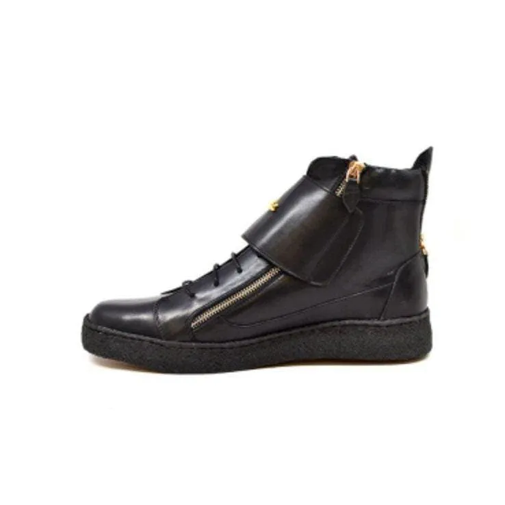 British Walkers Empire Men's Crepe Sole Leather and Suede High Tops