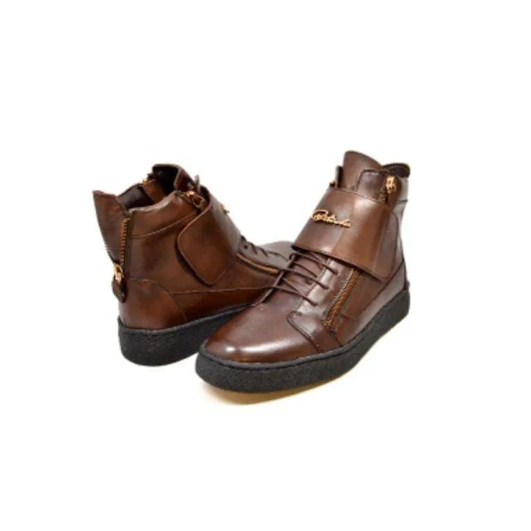 British Walkers Empire Men's Crepe Sole Leather and Suede High Tops