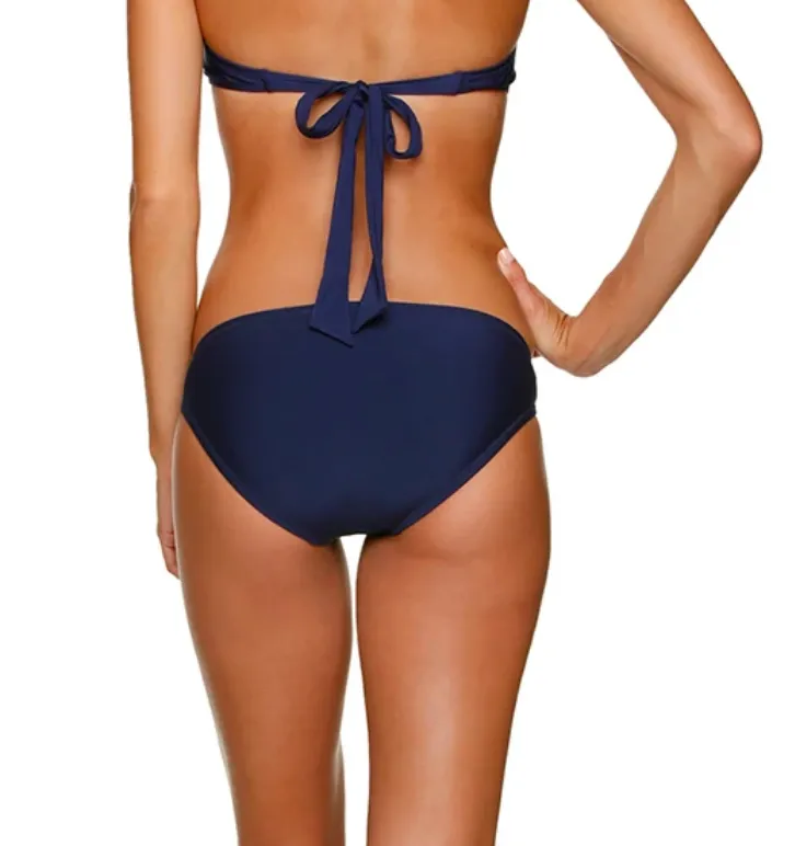 Buckle Hipster Swim Bottom