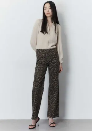 Buttons Blouse - Beige Acid