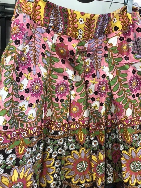 CABI Colorful Skirt, size 8  #394