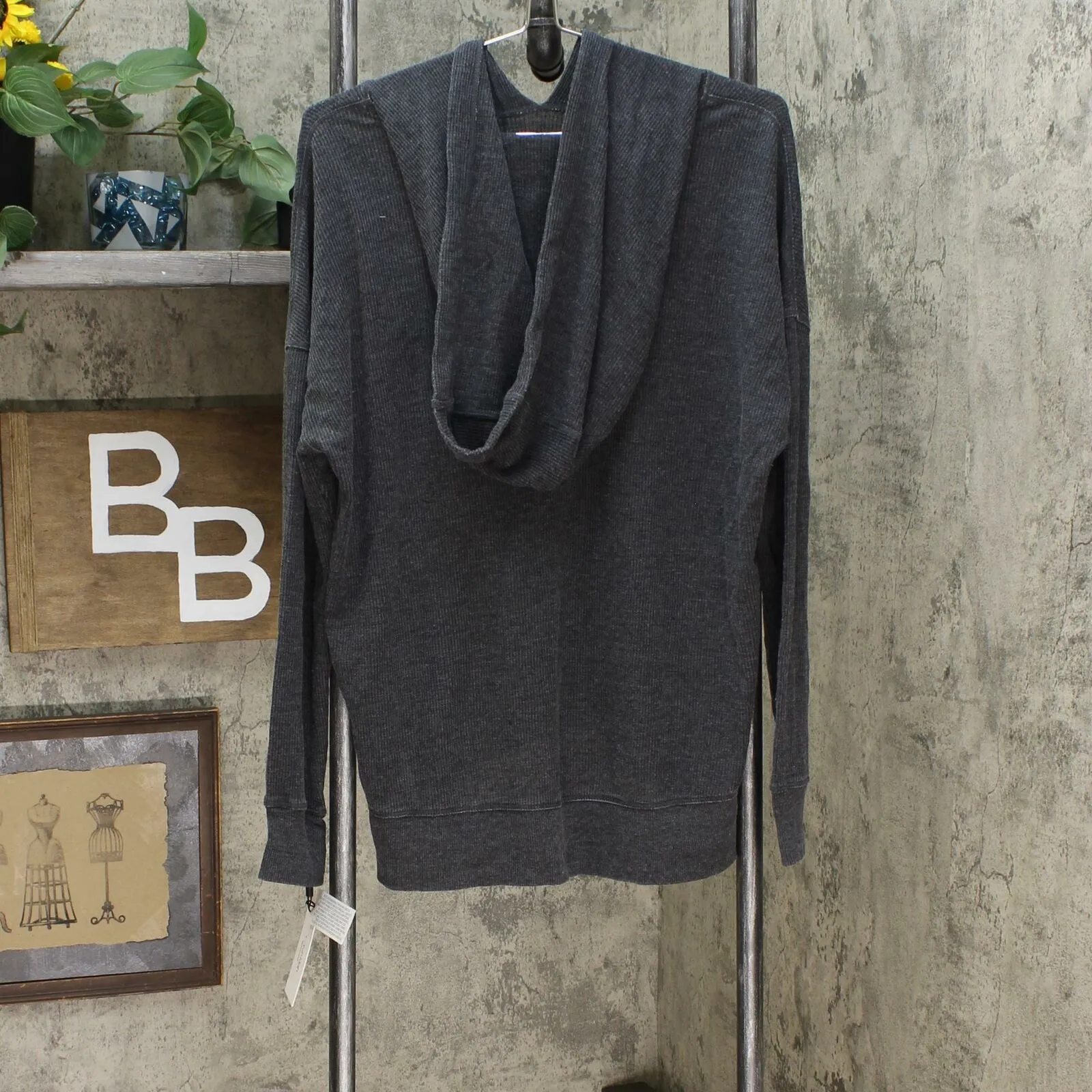 Calvin Klein Women's High Low Hem Hoodie