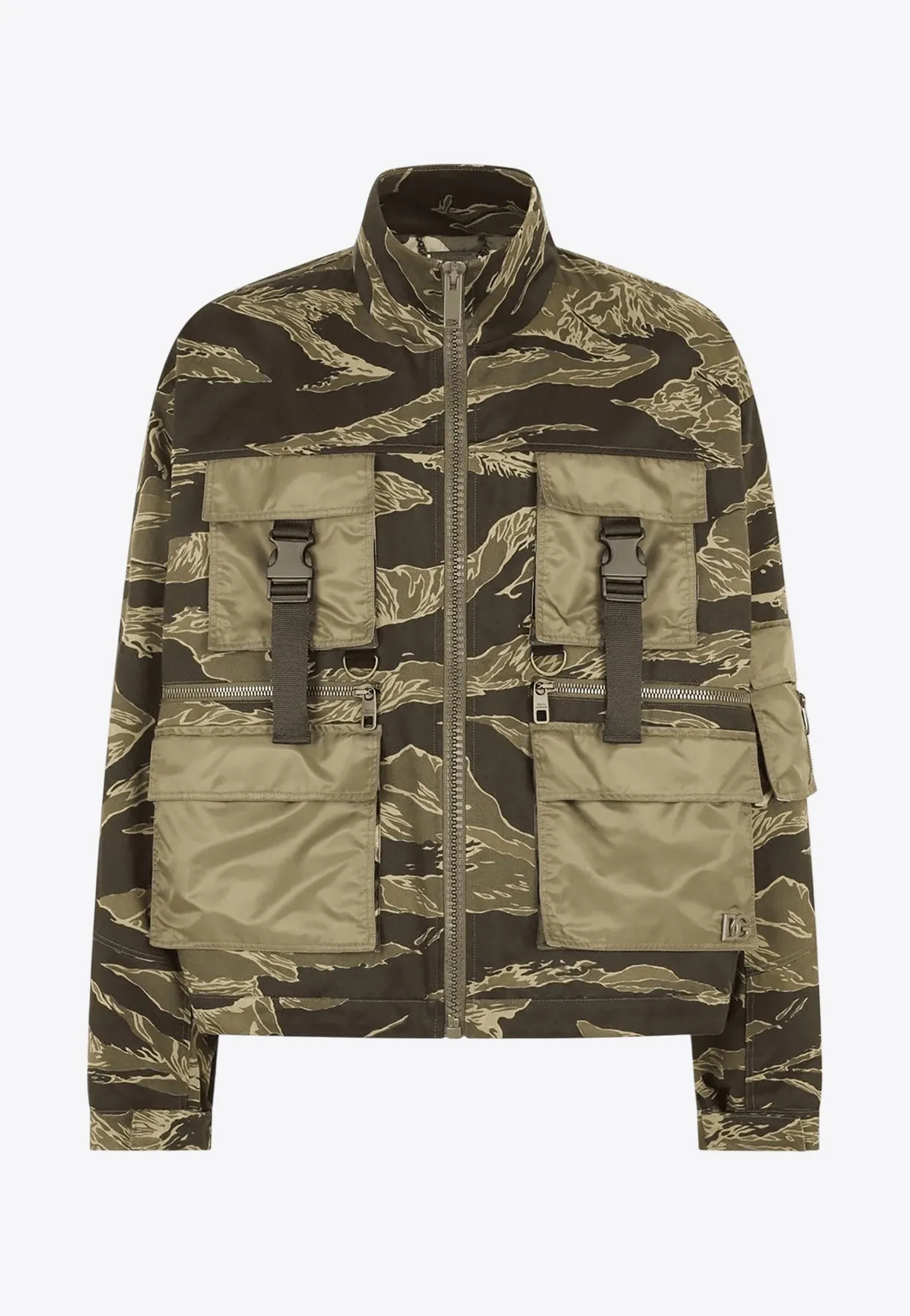 Camouflage Zip-Up Field Jacket