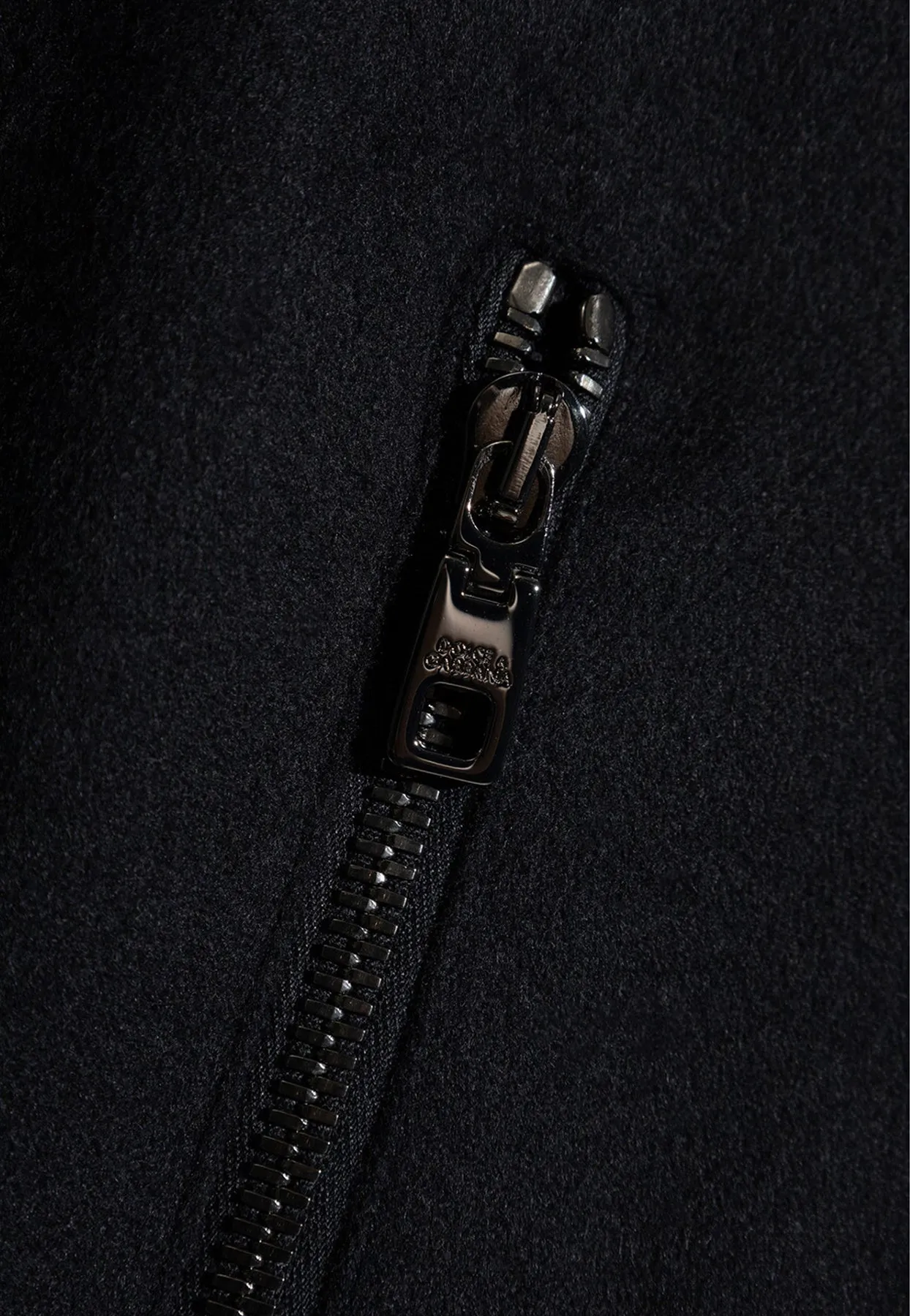 Cashmere Zip-Up Bomber Jacket