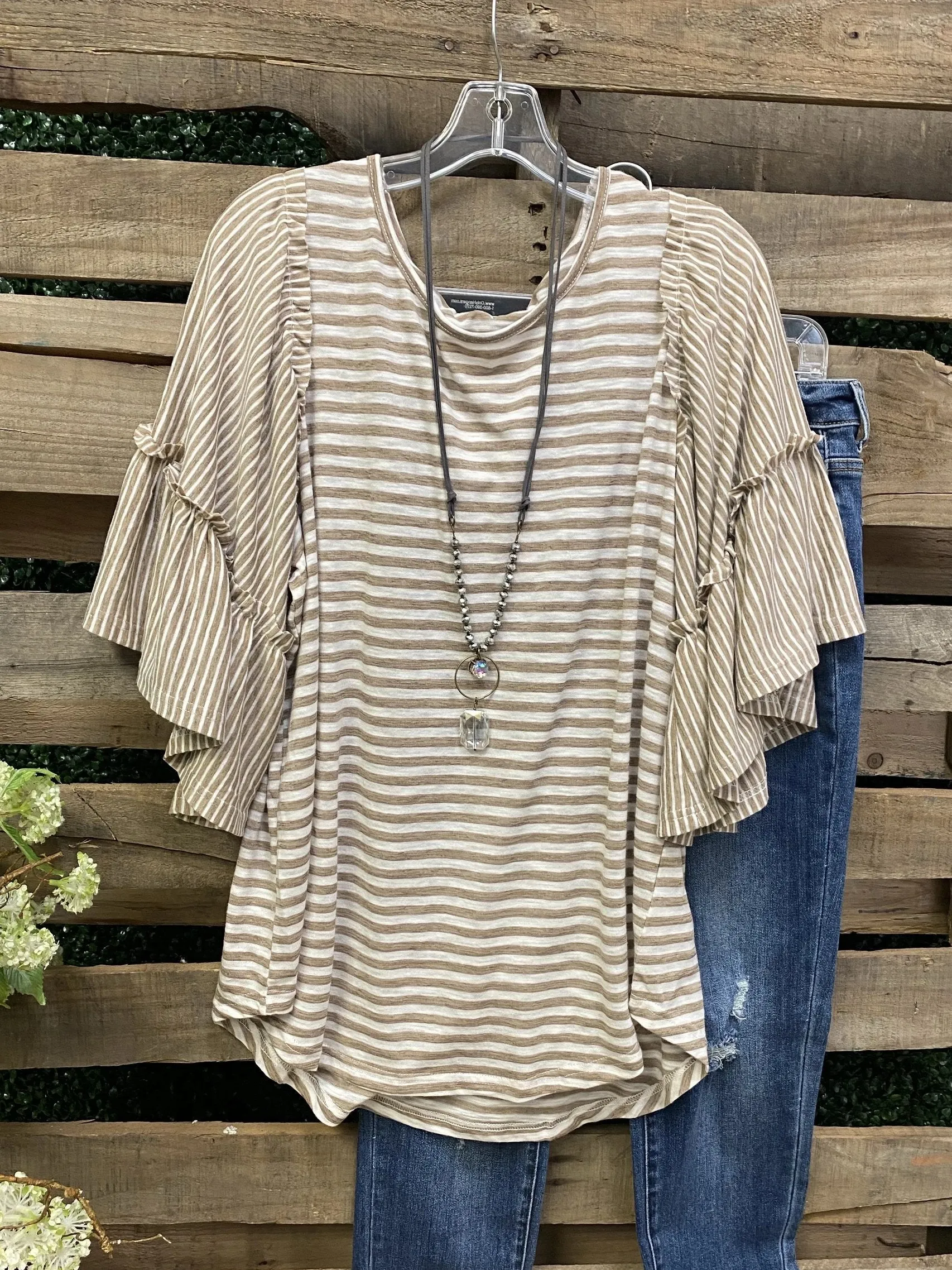 Casual Striped Shift Shirts & Tops