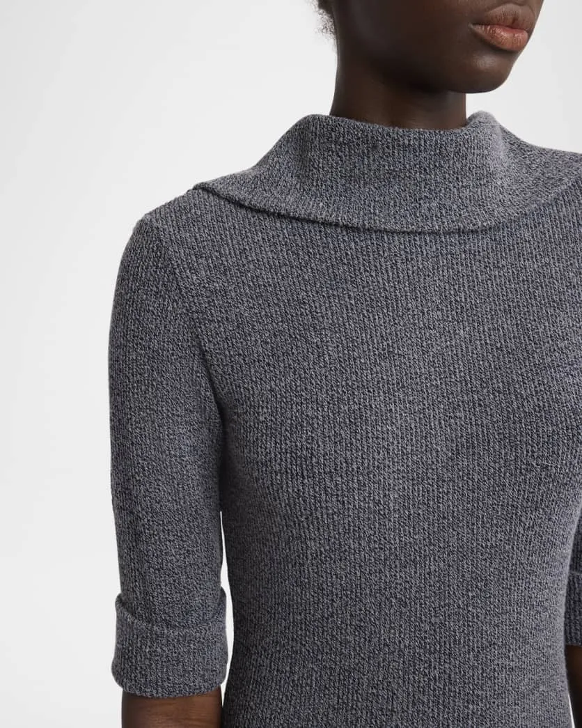 CERINE DRESS IN BOUCLE RIB