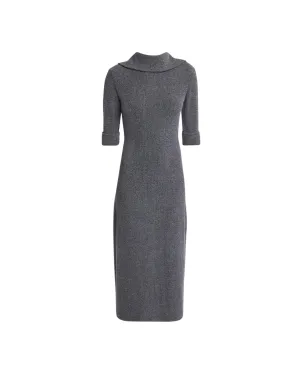 CERINE DRESS IN BOUCLE RIB