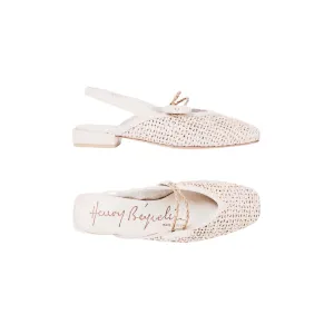 Chanel Braided Strap Intreccio Madreperla Shoe in Gesso
