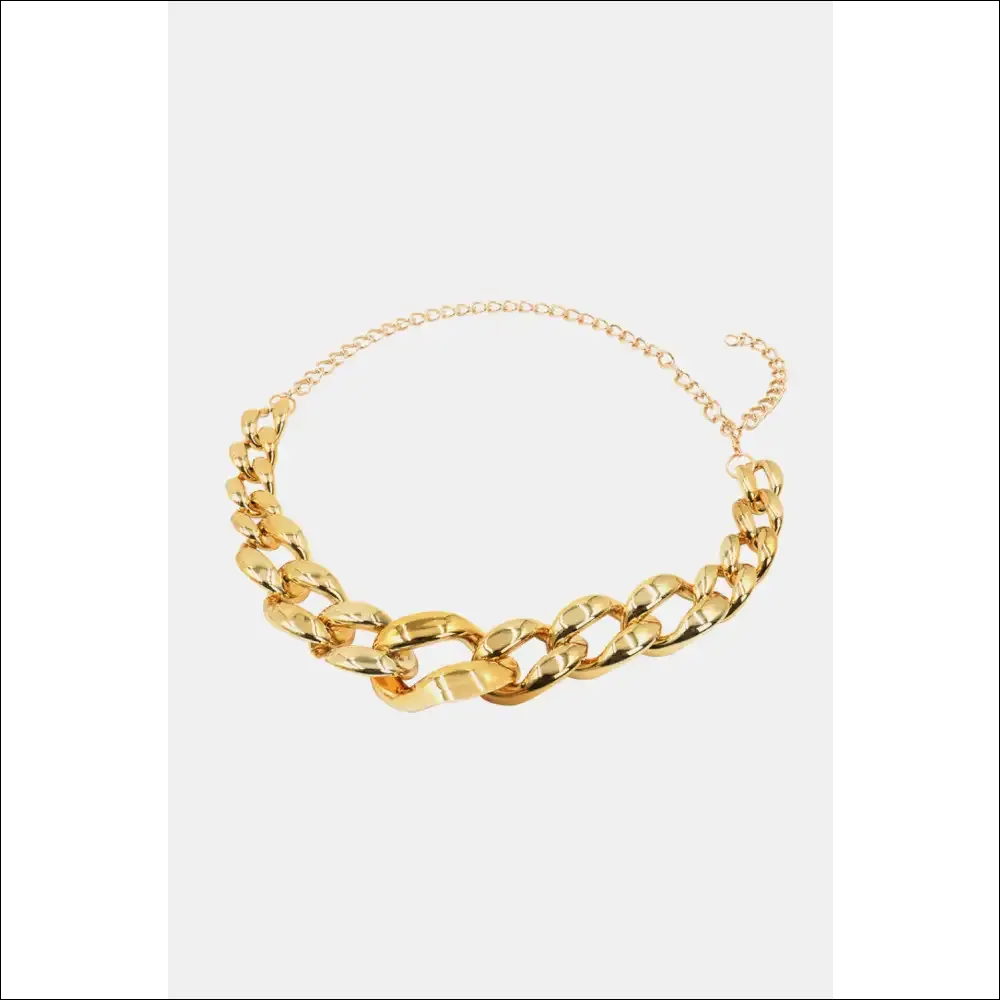 Chic Acrylic Chain Belt