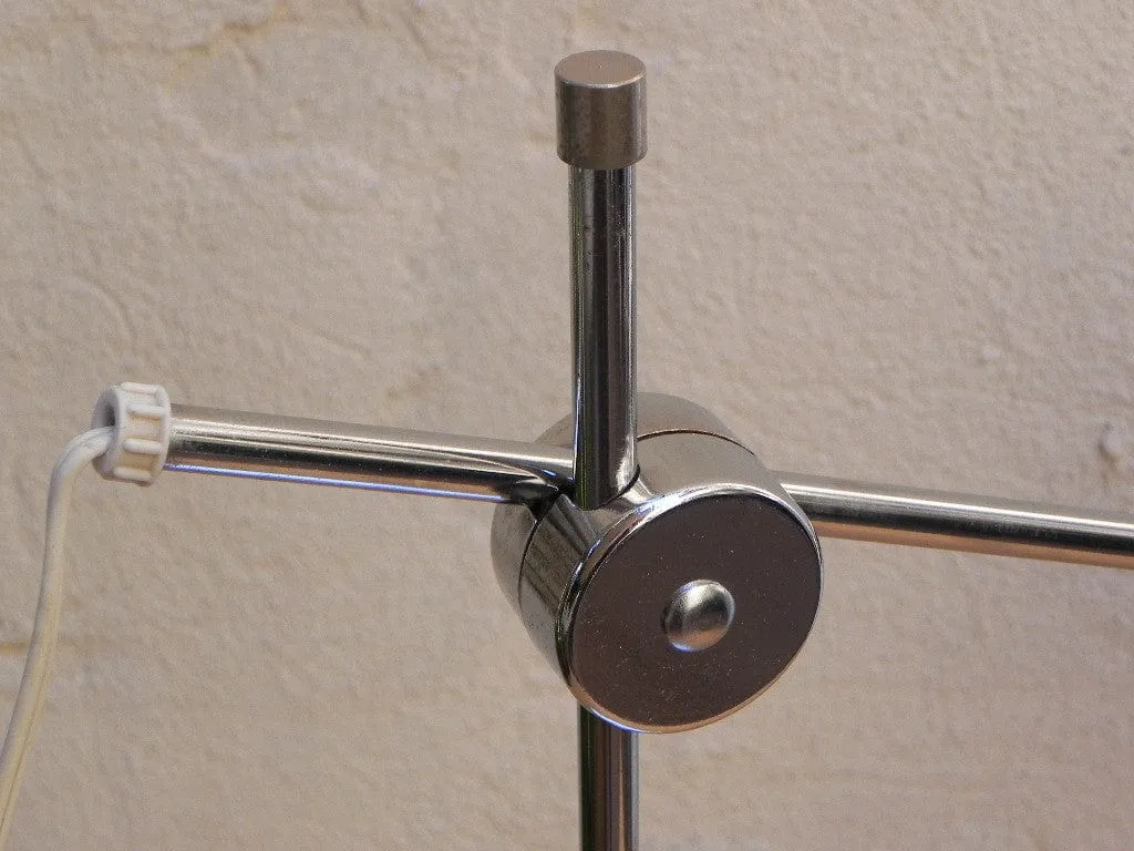 Chrome Adjustable Industrial Chic Desk Lamp with 2-way Dimmer