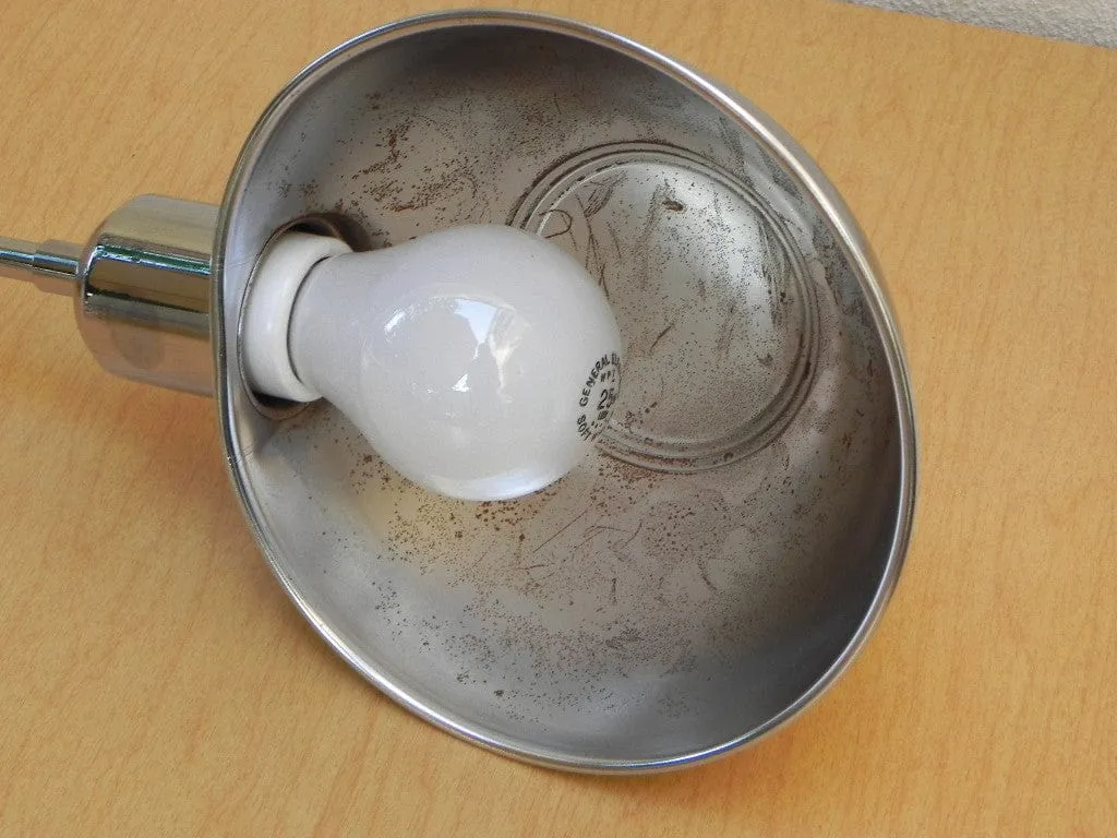 Chrome Adjustable Industrial Chic Desk Lamp with 2-way Dimmer