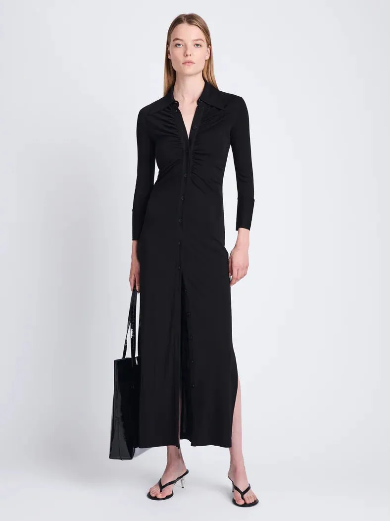 CLARA DRESS IN MATTE CREPE JERSEY