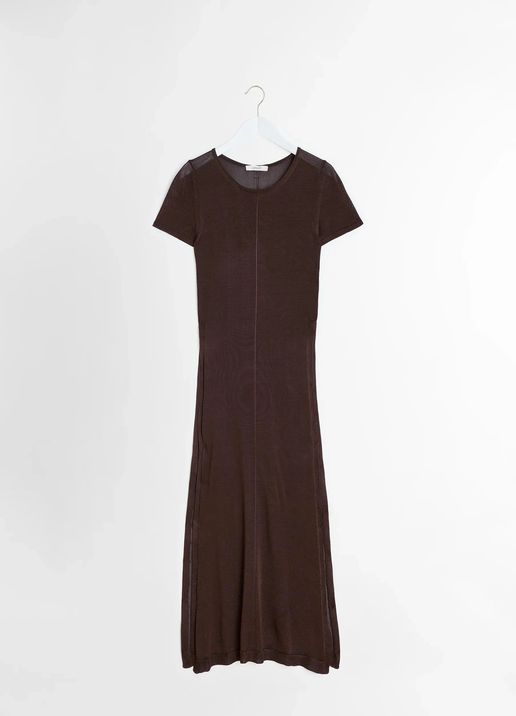 COLUMN DRESS WITH SLITS