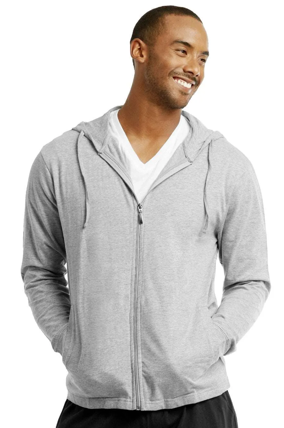 Cotton Jersey Hoodie Jacket for Men